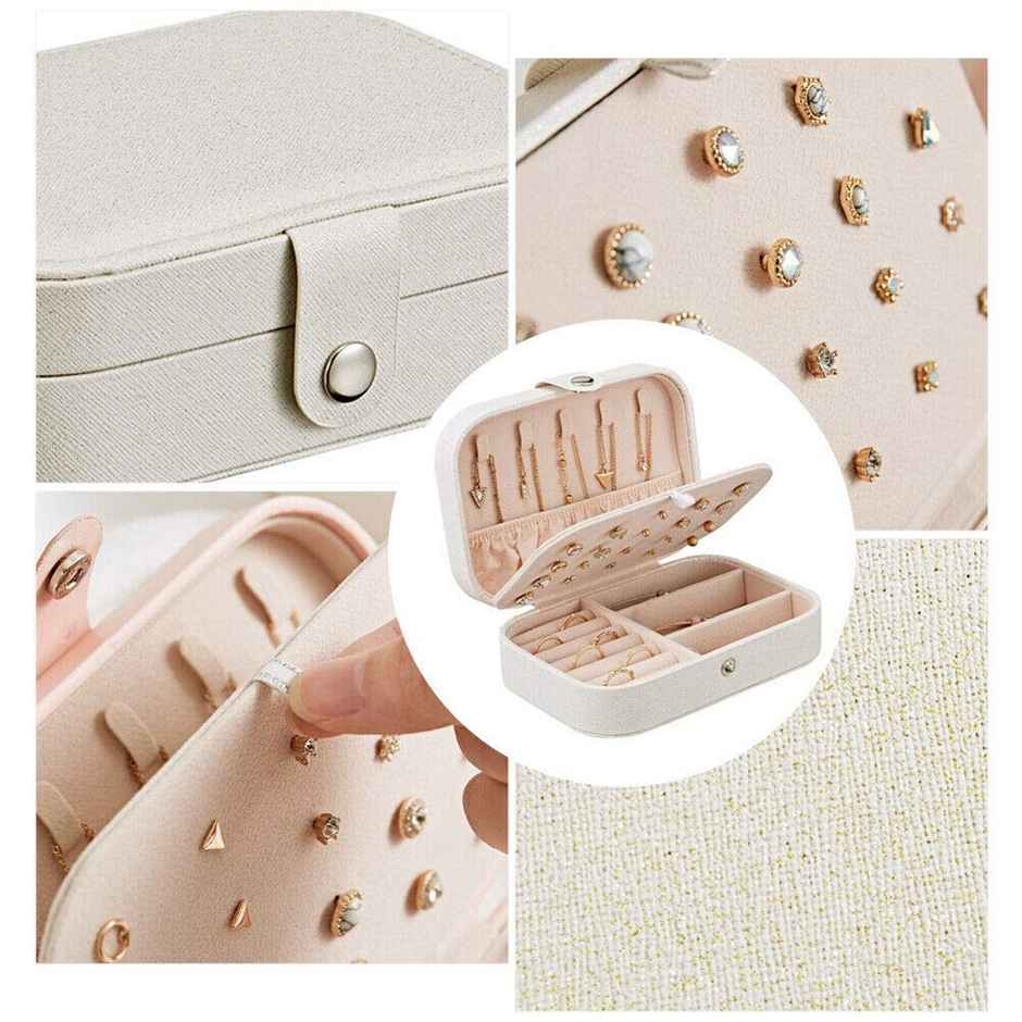 Shining Diva Fashion Pu Leather Storage Case Jewellery Organisers Box for Women | Box1002