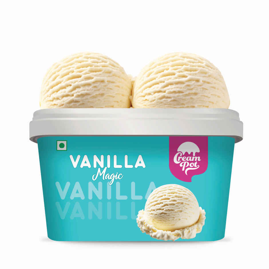 Cream Pot Vanilla Tub | Frozen Dessert Tub