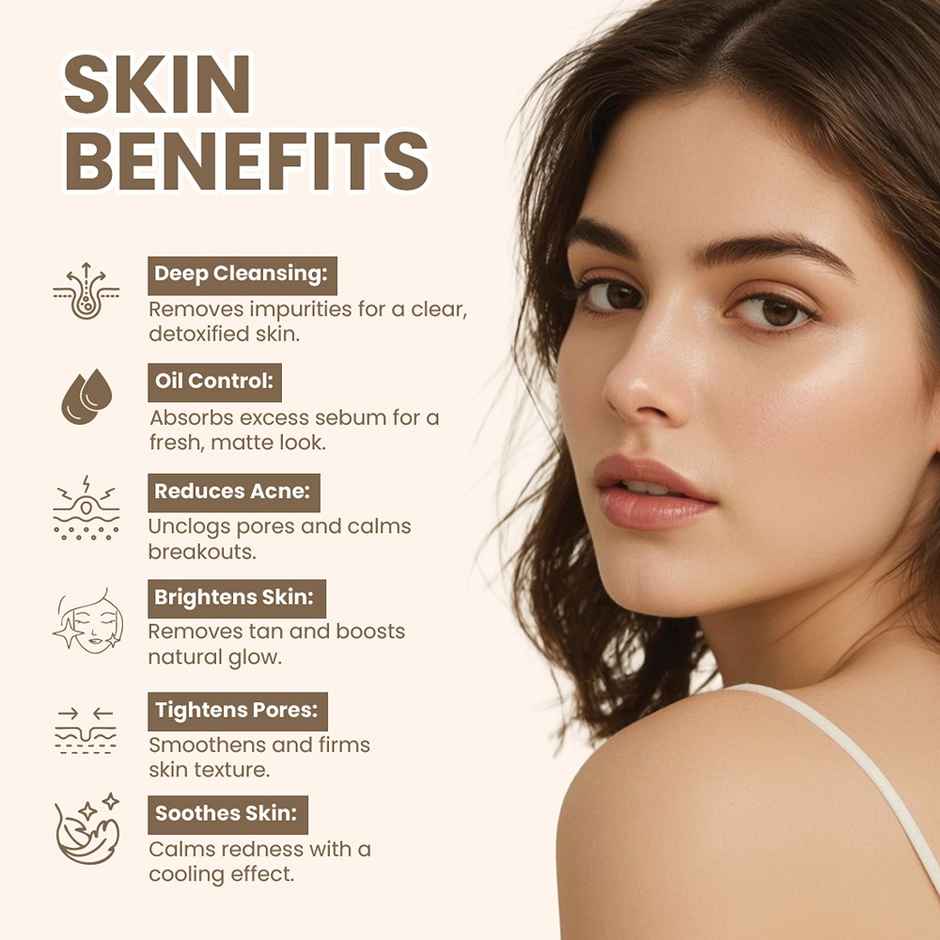 Rawtatva | Multani Mitti Powder For Skin And Hair | Controls Acne & Excess Oil