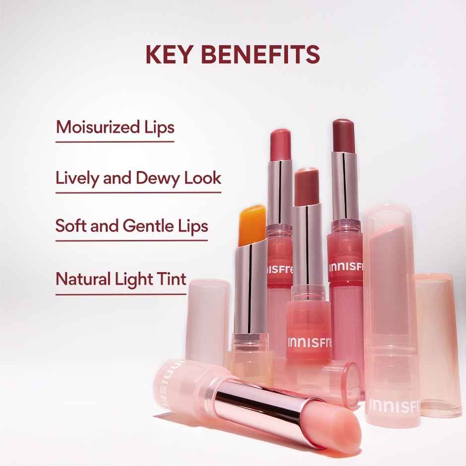 Innisfree Dewy Tint Lip Balm 5 - Power Cherry