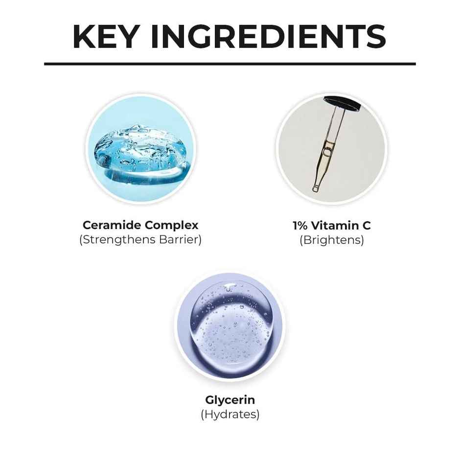 Dr. Sheth's Ceramide & Vitamin C Face Wash, 1% Vitamin C, Cleanses & Brightens Skin