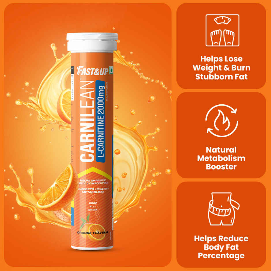 Fast&up Carnilean L-Carnitine Orange Flavour