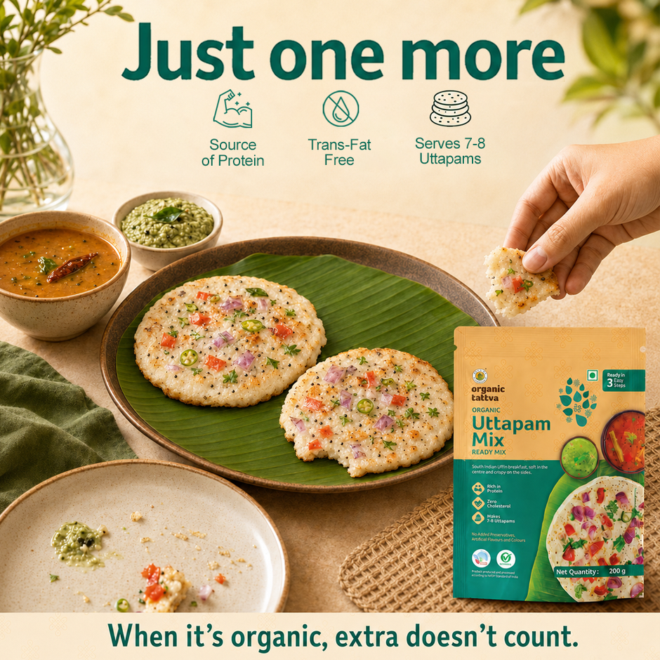 Organic Tattva Uttapam Ready Mix