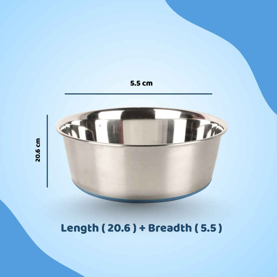 Bearhugs Anti Skid Pet Feeding Bowl - 930 Ml (Medium)