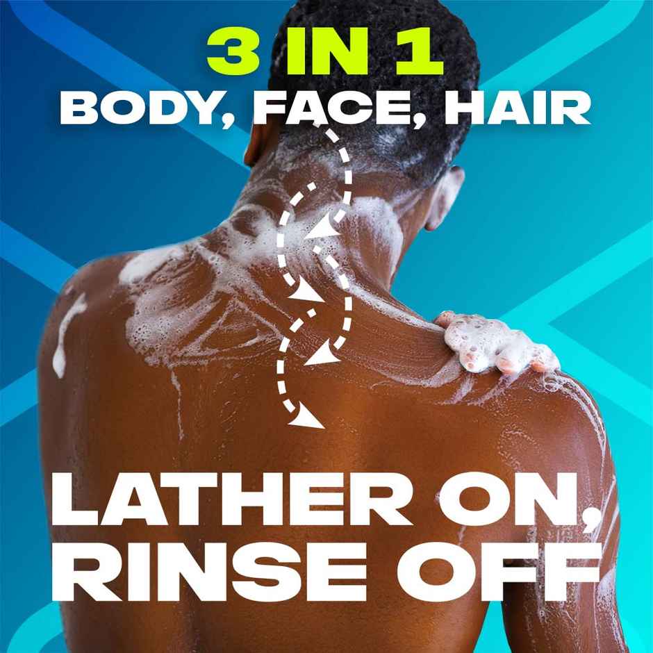 Axe Apollo 3-in-1 Body,Face & Hair Wash | For Men