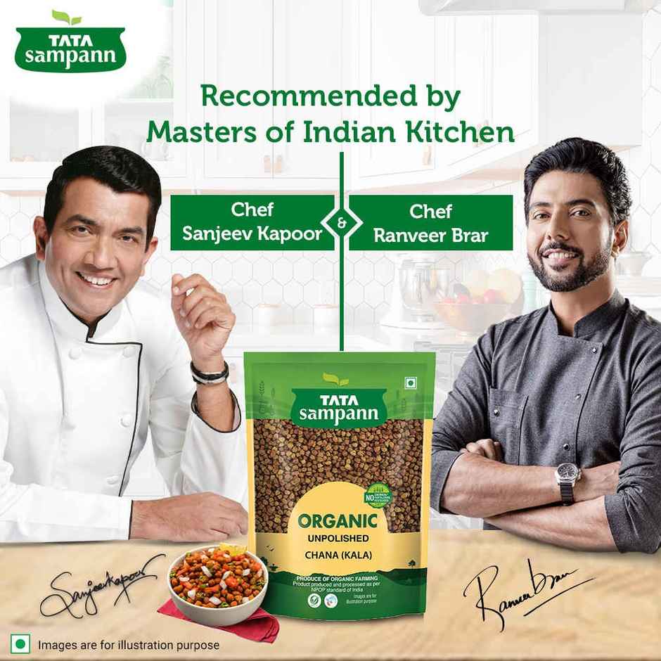 Tata Sampann Organic Unpolished Brown (Kala) Chana