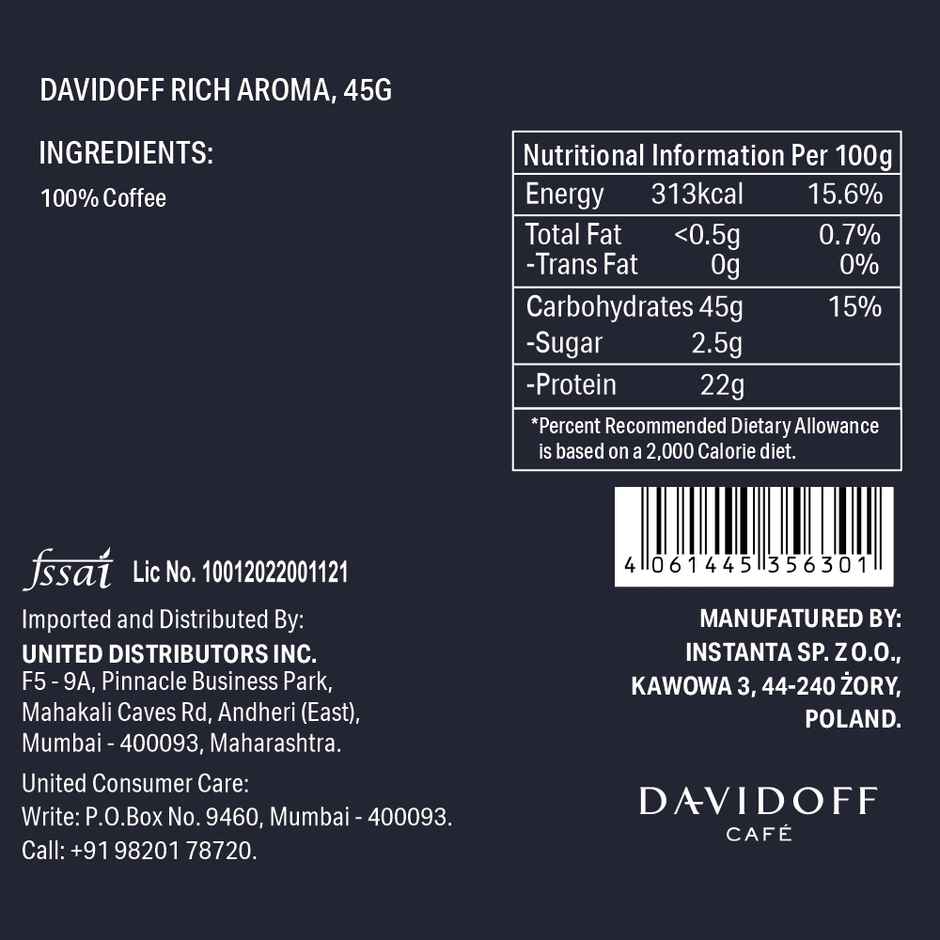 Davidoff Coffee Rich Aroma | 10/12 Intensity