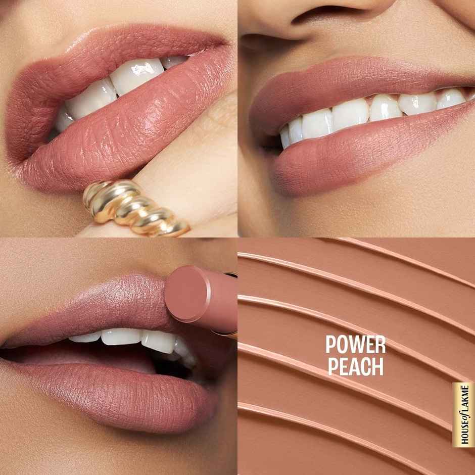 Lakme 9to5 Hya Matte Lipstick | Power Peach