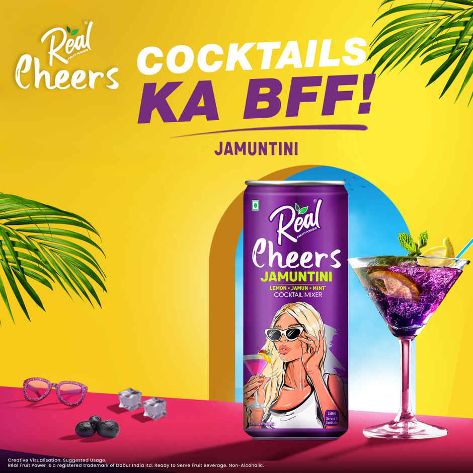 Real Cheers Jamuntini - Cocktail Mixer Combo