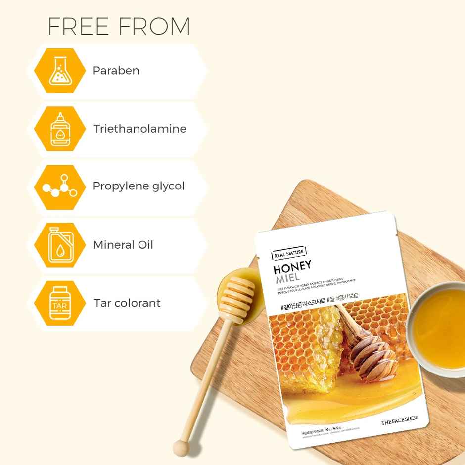The Face Shop Real Nature Honey Face Mask