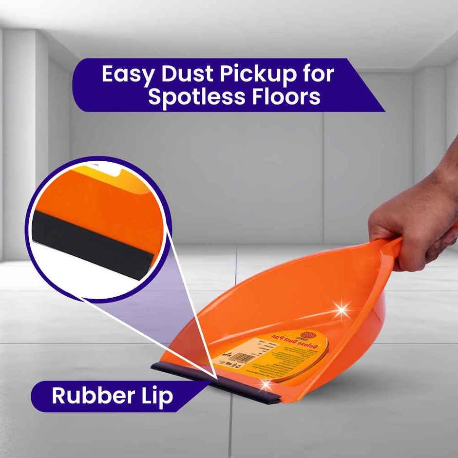Chakaachak Deluxe Dustpan (Colour May Vary) Combo