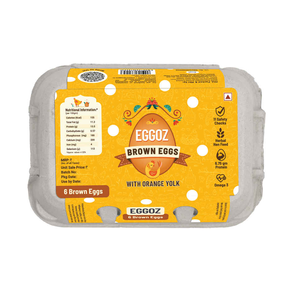 Eggoz Protein Rich Farm Fresh Brown Eggs