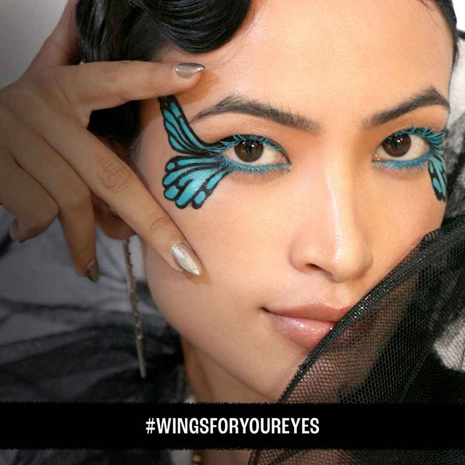 Lakme Eyeconic Kajal, Matte Waterproof, Smudgeproof Kajal that lasts 24 Hrs, Midnight Blue