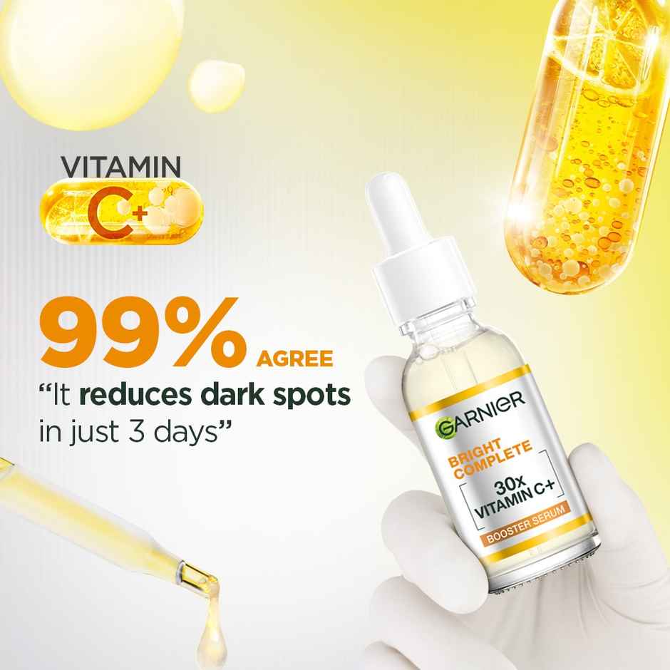 Garnier Vitamin C + Face Serum for Skin Brightening & Anti-Dark Spots