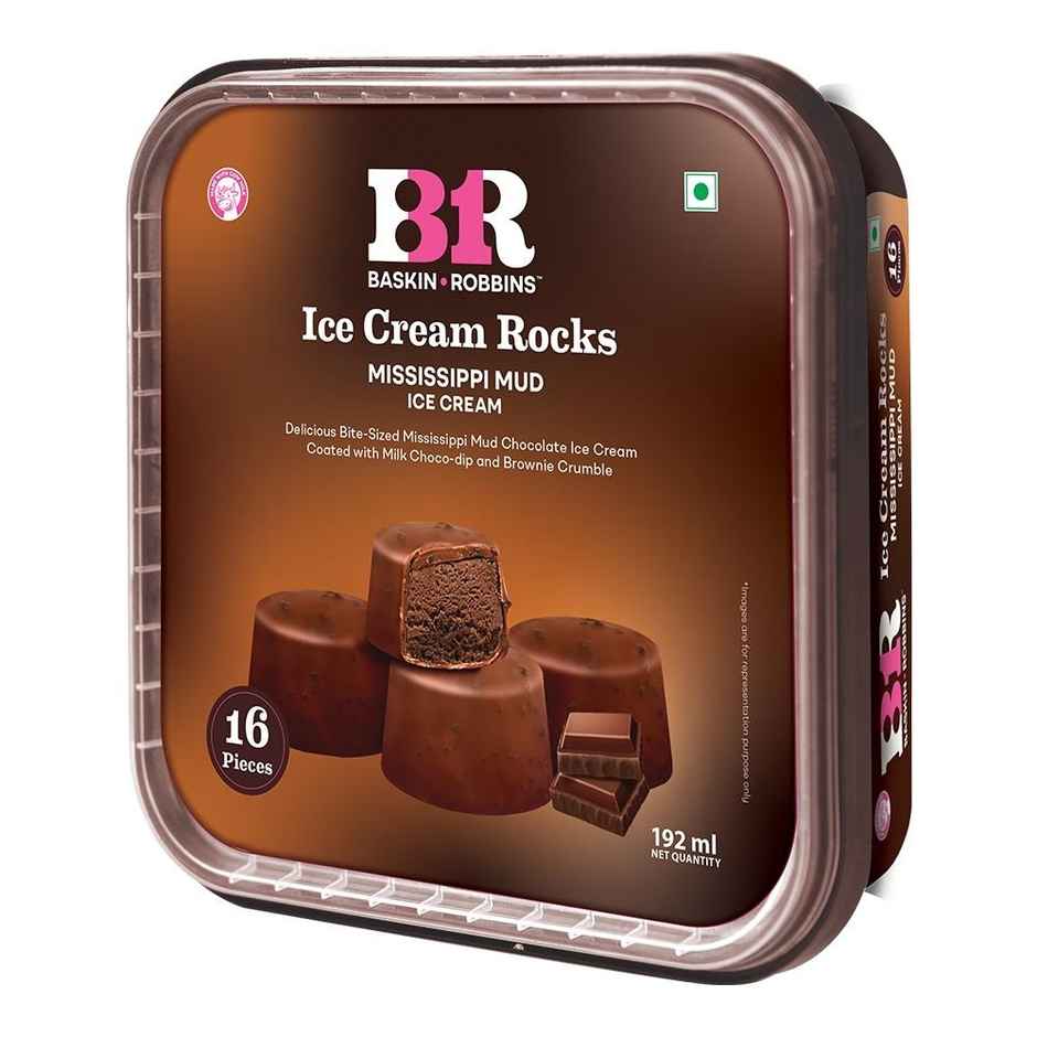 Baskin Robbins Rocks Missisipi Mud Ice Cream Bites