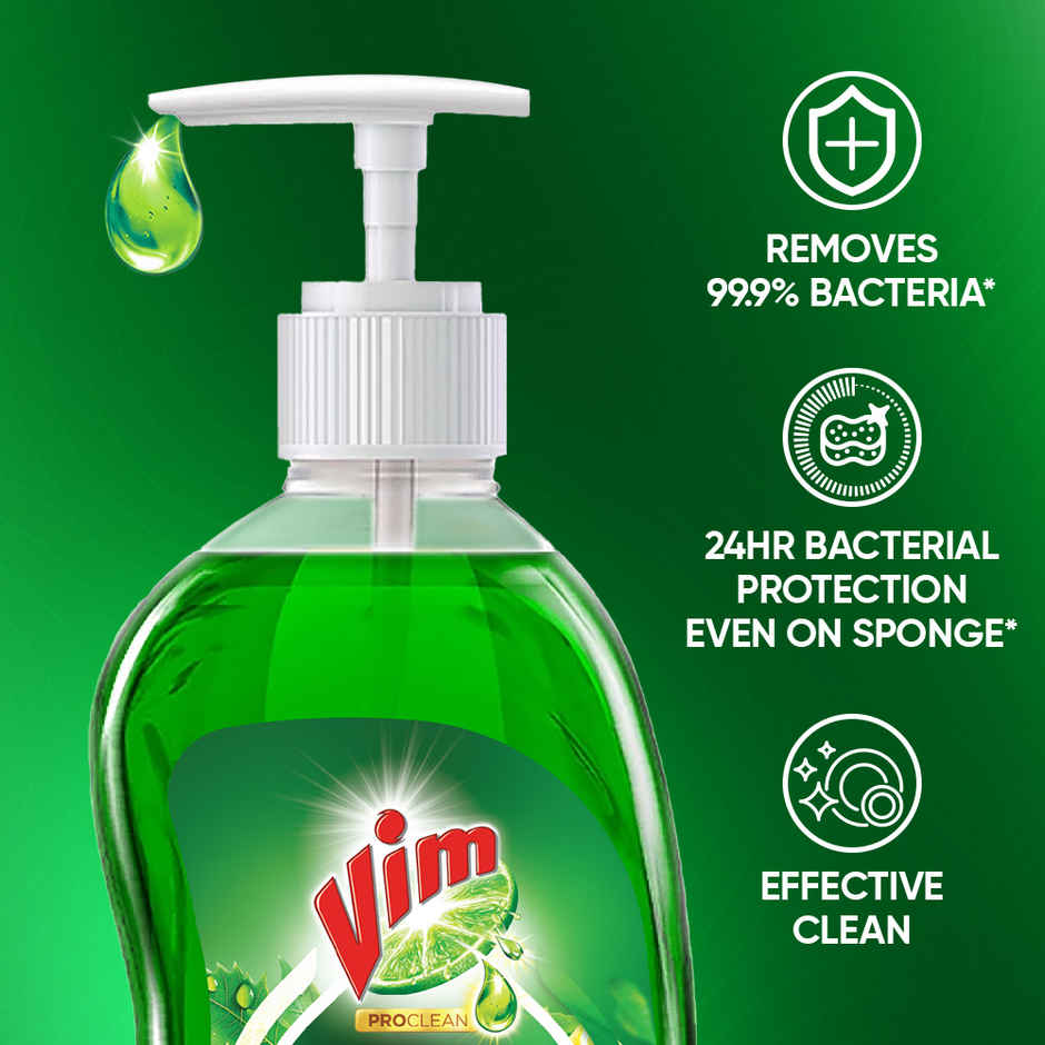 Vim Anti Bacteria Dishwash Liquid