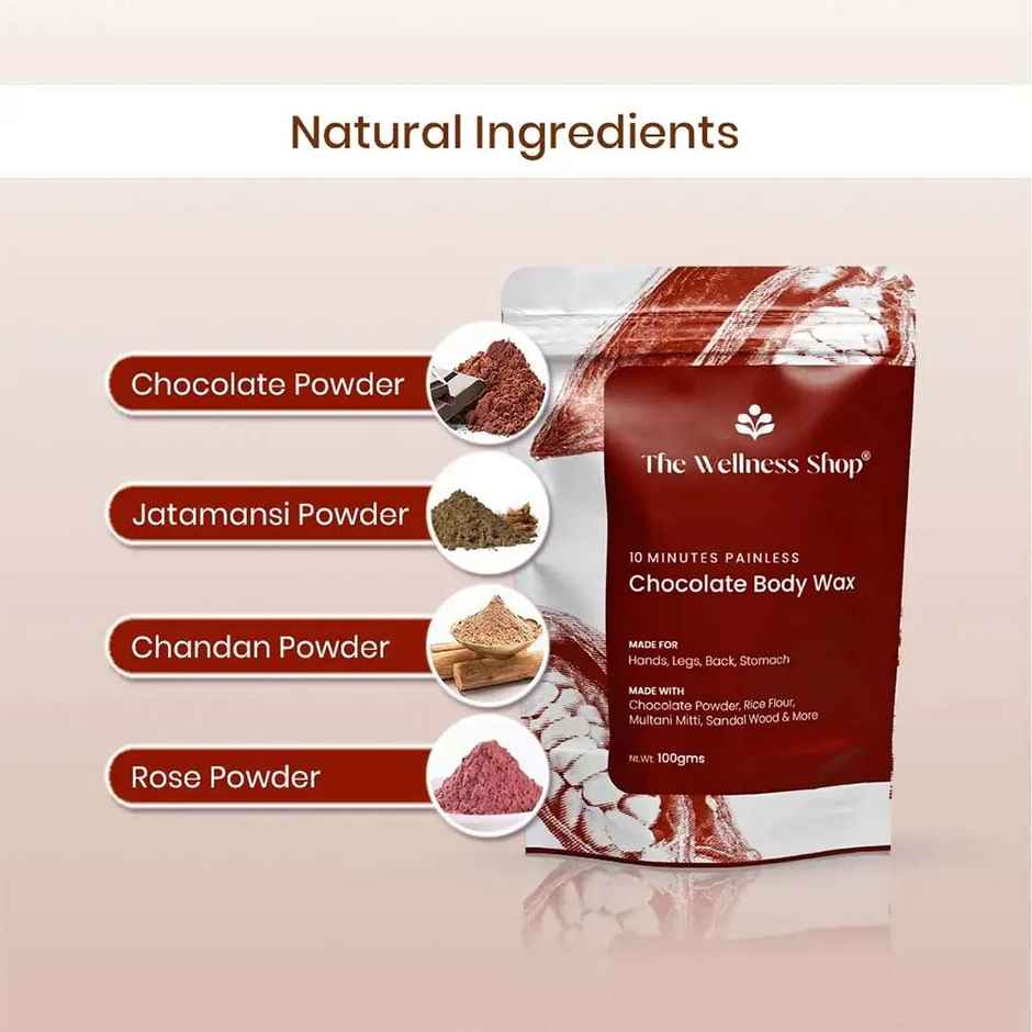 The Wellness Shop Chocolate Full Body Wax Powder