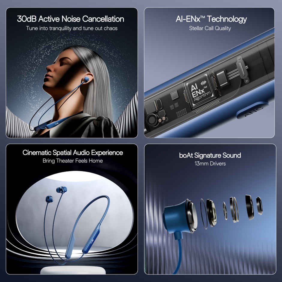 boAt Rockerz 210 Anc (Cosmic Blue)