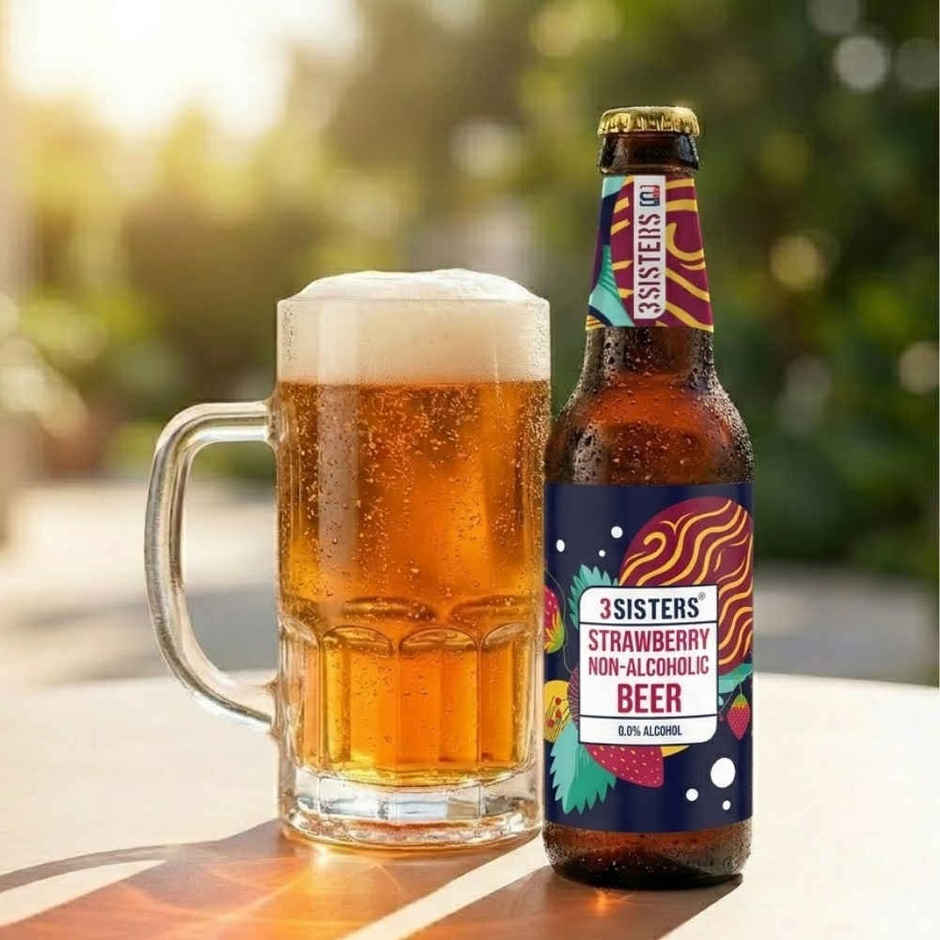 3 Sisters Strawberry Non-Alcoholic Beer