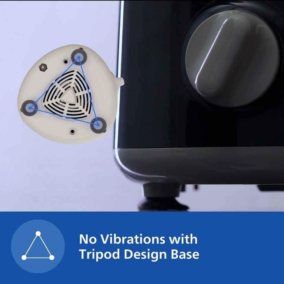 Philips Hl7759/00 Mixer Grinder, 750W Turbo Motor, 4 Jars (Black)