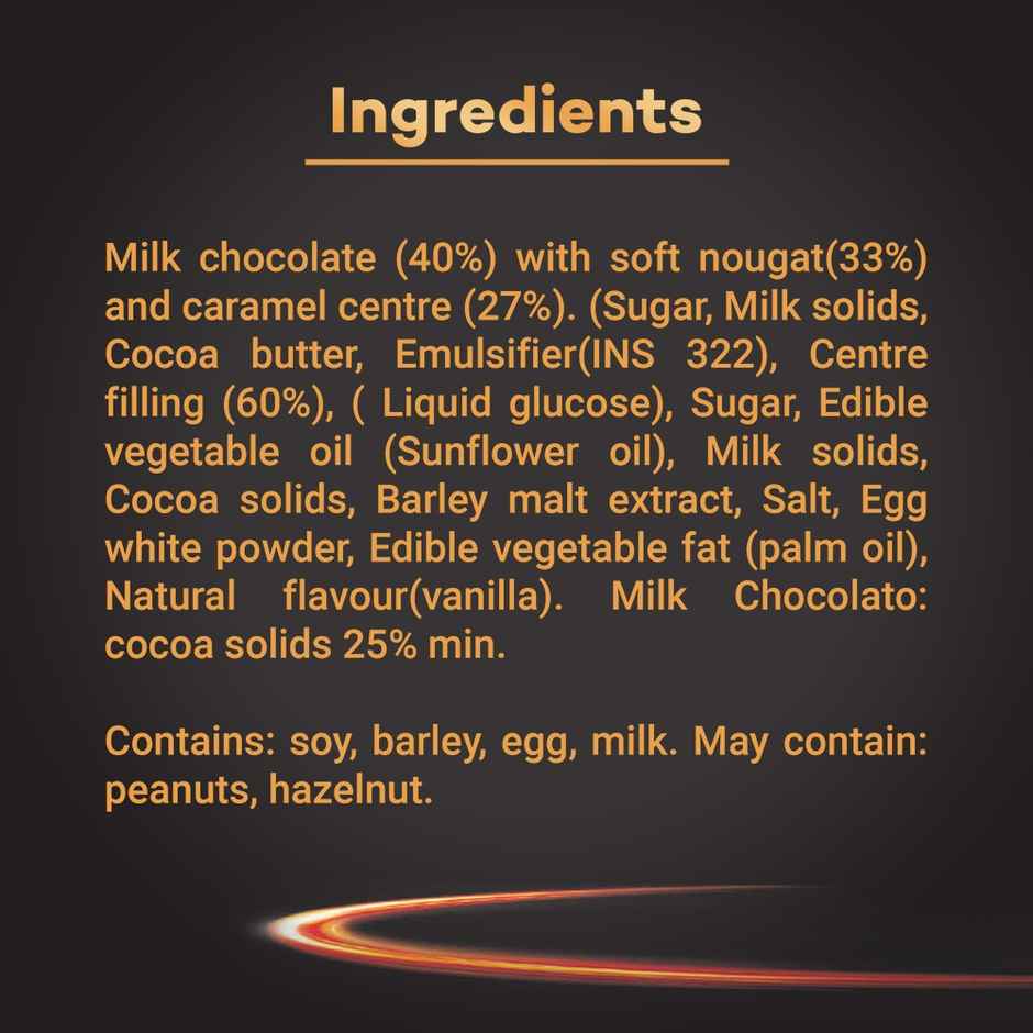 Mars Premium Chocolate Bar, Rich Fusion of Light Nougat & Smooth Caramel