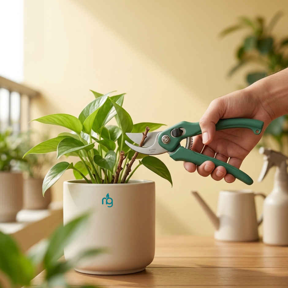 Zamia Garden Pruner | Sharp Bypass Blade | Rust-Resistant Stem Cutter | By Nurturing Green