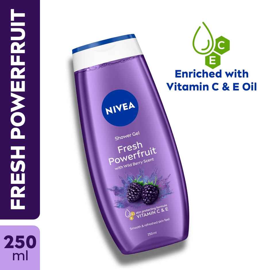 Nivea Shower Gel Power Fruit Fresh Body Wash Combo
