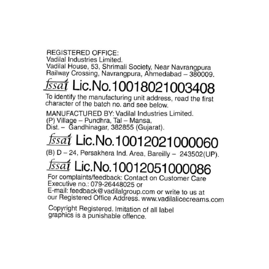 Vadilal Dark Chocolate Cup Combo