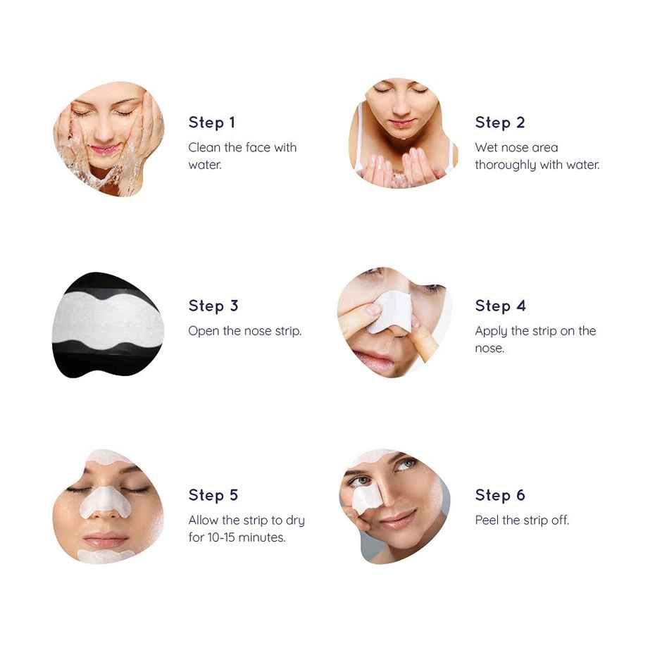 Pond'S Activated Charcoal Clear Detox Skin, With Vitamin B6 Sheet Mask(25ml) & Sanfe Deep Purifying Nose Strips For Women With Fuji Green Tea & Witch Hazel Extracts(6pc) Combo
