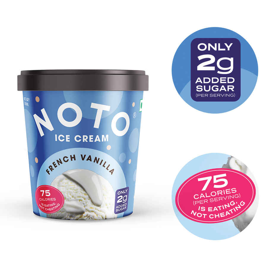 Noto French Vanilla Ice Cream Cup