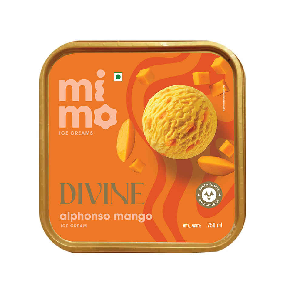 Mimo Alphonso Mango Divine Ice Cream Tub