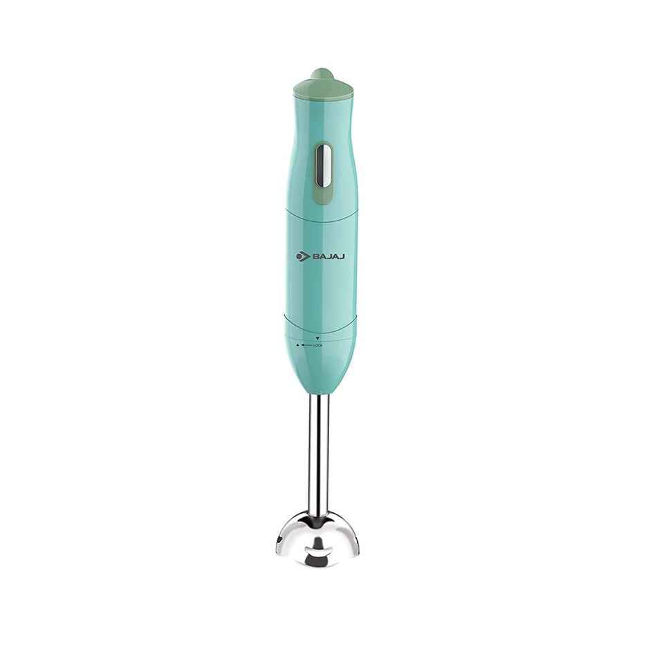 Bajaj Hb 22 Stainless Steel Silent 300W Hand Blender (Light Blue)