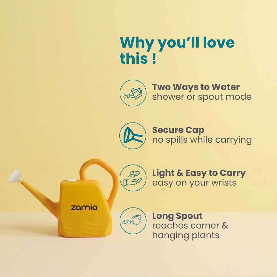 Zamia Watering Can | Easy Grip, Leakproof Design for Gardening | By Nurturing Green