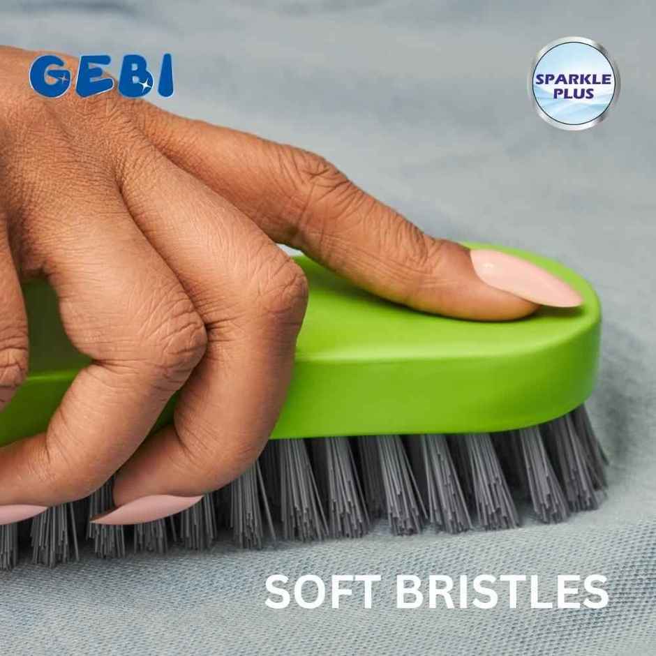 Gebi Antibacterial Delite Cloth Brush Combo