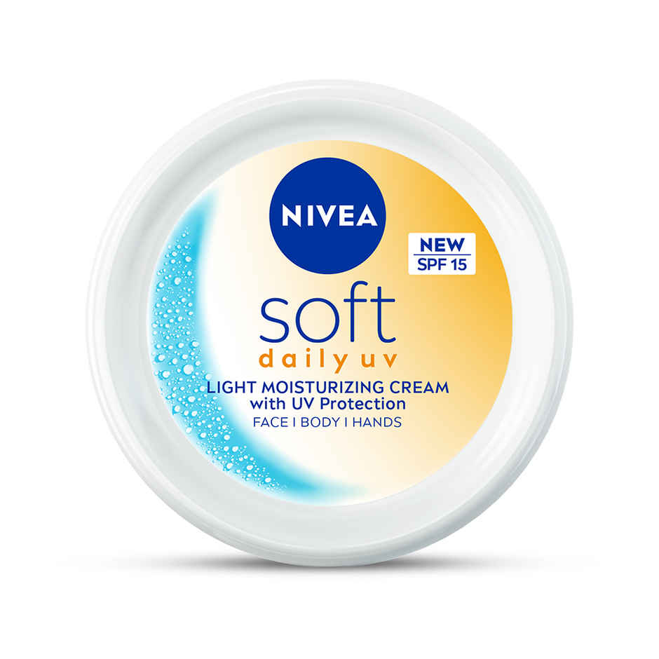 Nivea Soft Daily UV Light Moisturising Cream With SPF-15