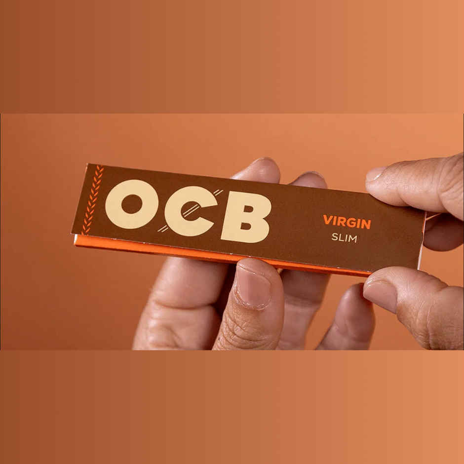 OCB Virgin Brown Rolling Paper | Ultra Thin King Size Slim Sheets
