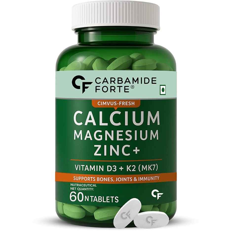 Carbamide Forte Veg Calcium And Vitamin D3 Tablets Calcium Tablets for Women & Men Calcium Magnesium