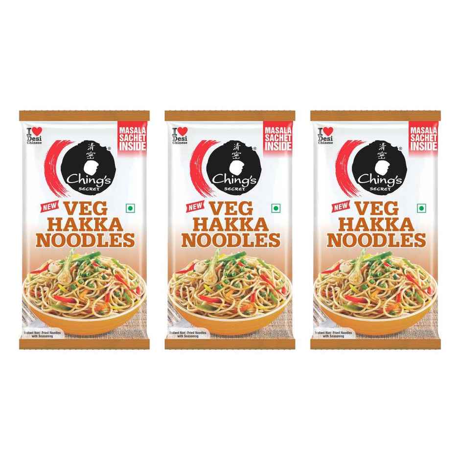 Ching's Secret Hakka Noodles with Masala, Not Fried, Air Dried Combo