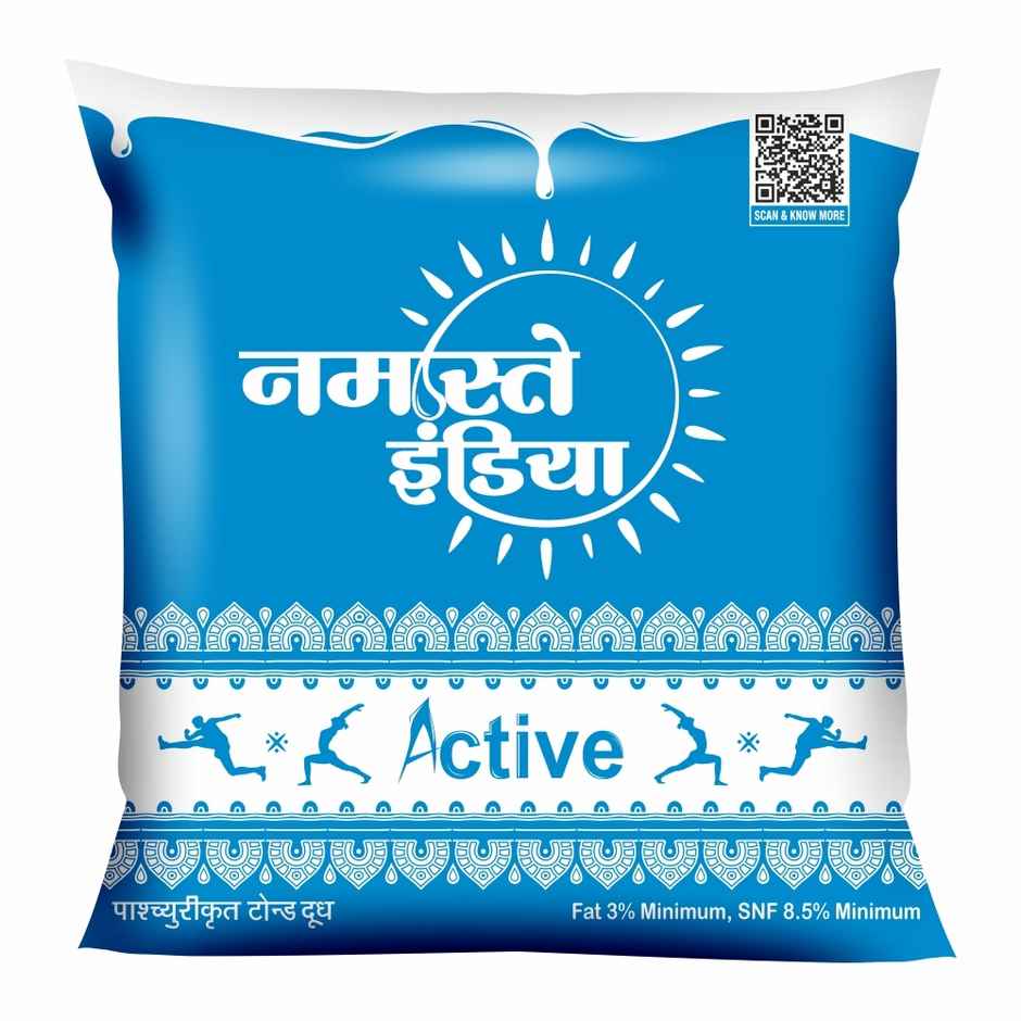 Namaste India Toned Fresh Milk | Pouch