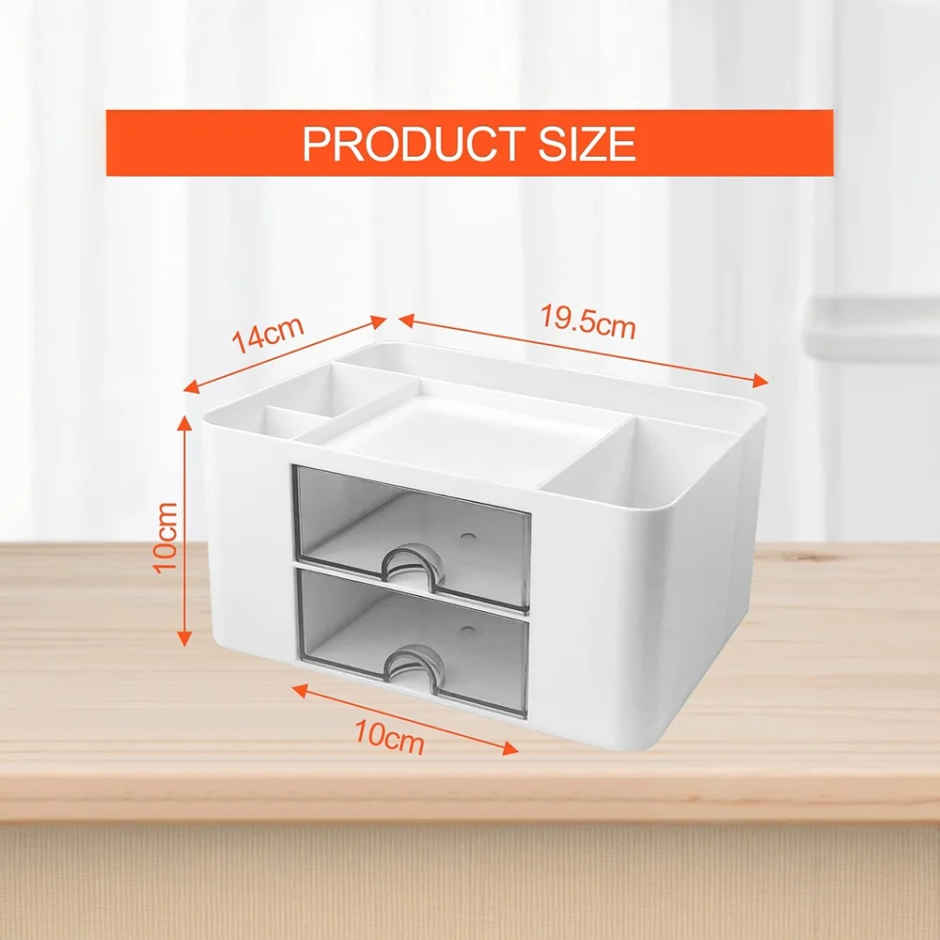 Zedak ABS Plastic Makeup Organizer | Pink