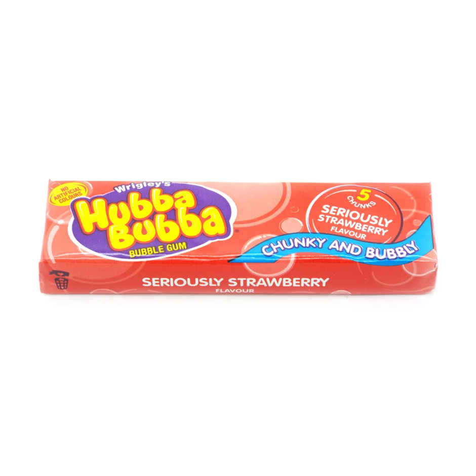 Wrigley's Hubba Bubba Seriously Strawberry Bubble Gum