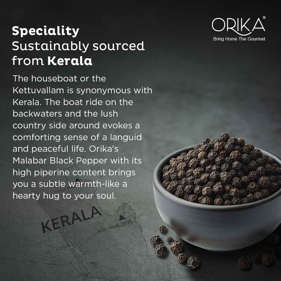 Orika Malabar Black Pepper Powder | Kaali Mirch Powder