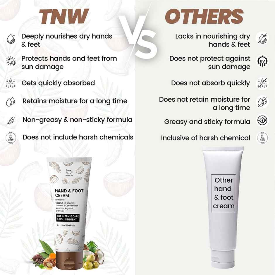 TNW The Natural Wash Coconut Hand & Foot Cream