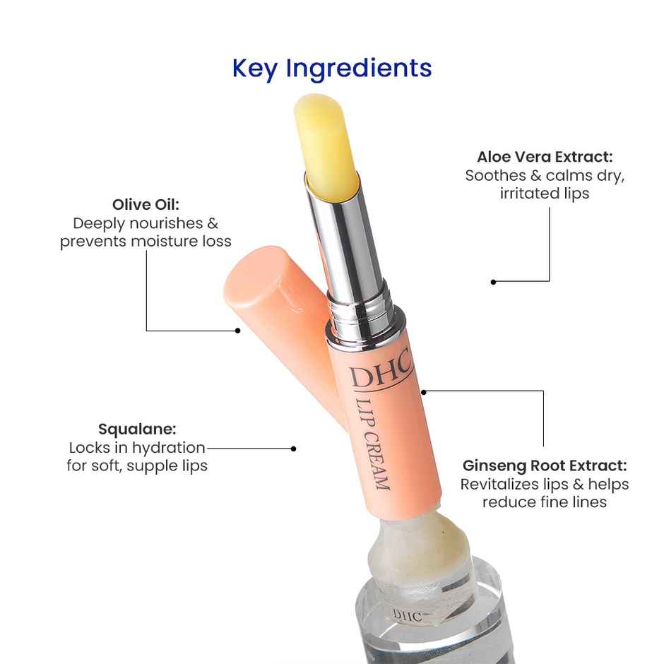 Dhc Lip Cream For Dry Chapped Lips - Day Long Moisturizing Lip Mask