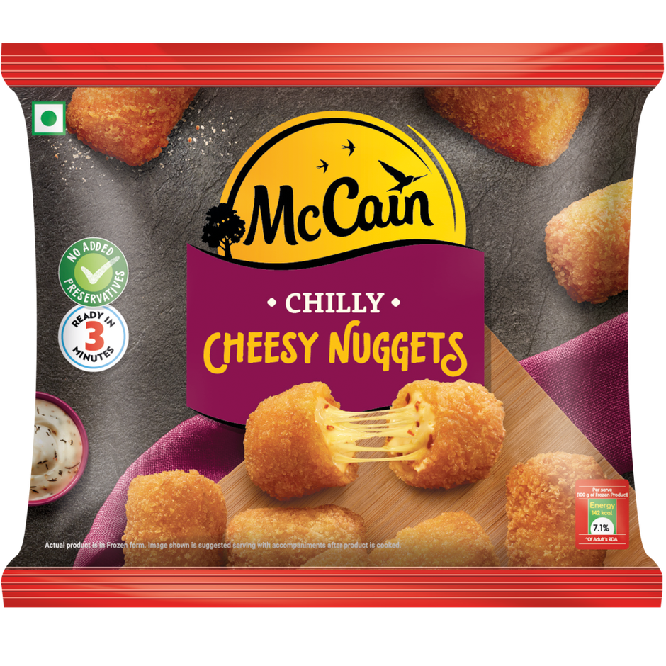 McCain Chilli Cheesy Nuggets | Frozen Ready To Cook
