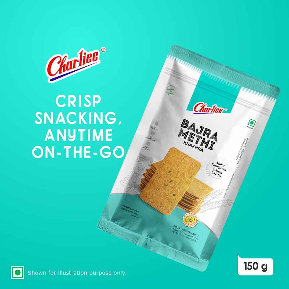 CHARLIEE Bajra Methi Khakhra