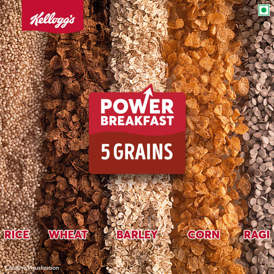 Kellogg's Multigrain Plus Corn Flakes | Power of 5 Grains | 6 Vitamins