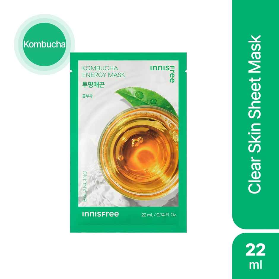Innisfree Squeeze Energy Sheet Mask - Water Type - Kombucha