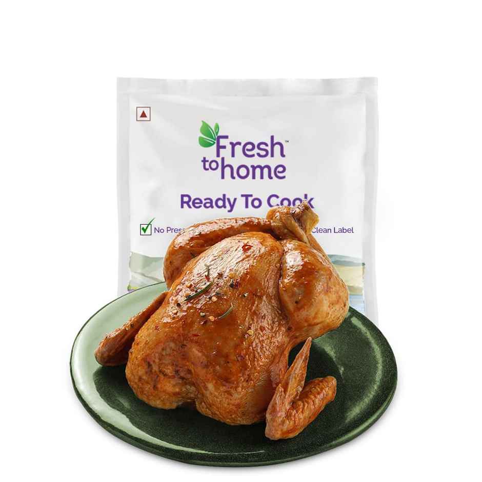 Freshtohome Herb Roast Whole Chicken (1kg to 1.1kg pack)