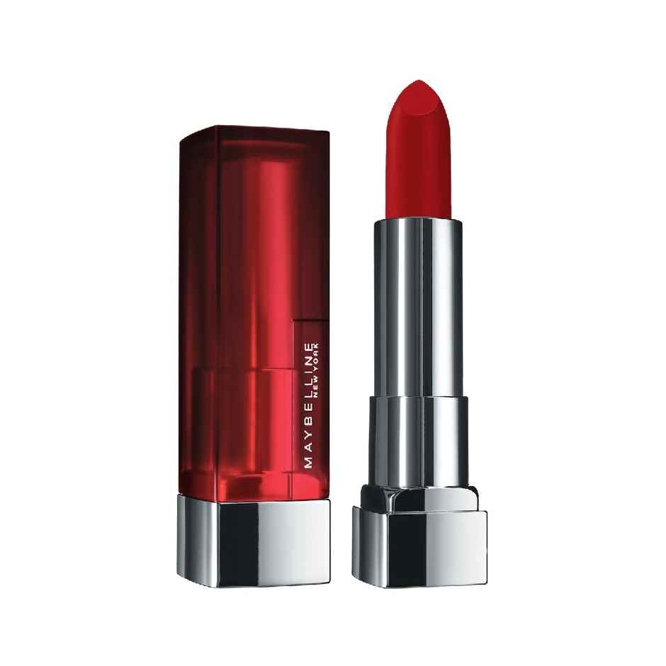 Maybelline Color Sensational Creamy Matte Lipstick, 634 Bold Crimson